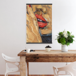Magnétique 20 x 30 - Plan rapproché d'une bouche