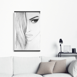 Magnétique 20 x 30 - Portrait noir et blanc