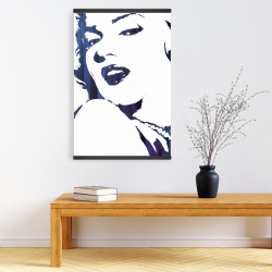 Magnétique 20 x 30 - Marilyn monroe en bleu