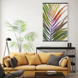 Magnétique 20 x 30 - Feuille de palmier tropical