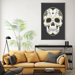 Magnetic 20 x 30 - Mexican sugar skull art
