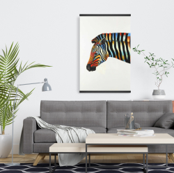 Magnetic 20 x 30 - Colorful zebra
