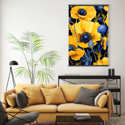 Magnétique 20 x 30 - Jaune et bleu