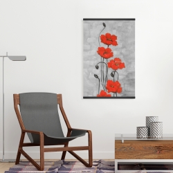 Magnetic 20 x 30 - Big red flowers