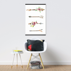 Magnetic 20 x 30 - Arrowheads and flowers