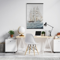 Magnetic 20 x 30 - Ship by a cloudy day