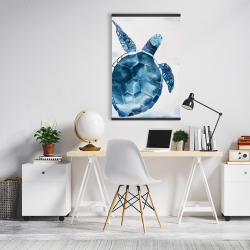 Magnétique 20 x 30 - Tortue bleu