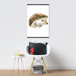 Magnetic 20 x 30 - Watercolor hedgehog