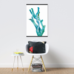 Magnetic 20 x 30 - Small watercolor sea coral