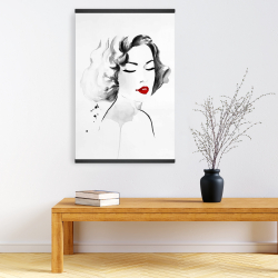 Magnetic 20 x 30 - Watercolor woman