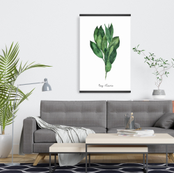 Magnétique 20 x 30 - Bouquet de feuilles de laurier - an