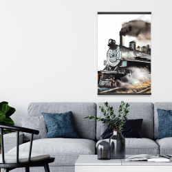 Magnétique 20 x 30 - Train vapeur vintage