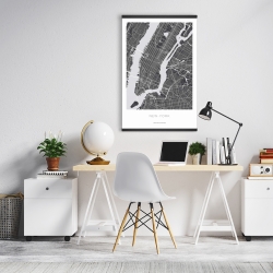Magnetic 20 x 30 - New york graphic map