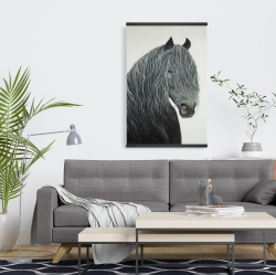 Magnétique 20 x 30 - Cheval coeur sauvage