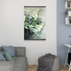 Magnétique 20 x 30 - Lilas blanc