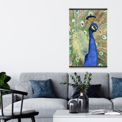 Magnétique 20 x 30 - Paon