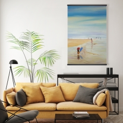 Magnetic 20 x 30 - Children at the beach