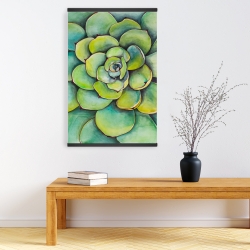 Magnétique 20 x 30 - Succulent à l'aquarelle