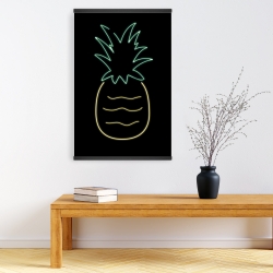 Magnétique 20 x 30 - Ananas néon