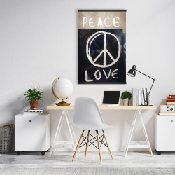 Magnetic 20 x 30 - Peace love