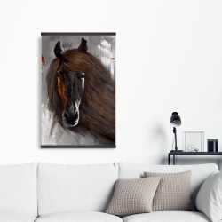 Magnétique 20 x 30 - Fier cheval brun