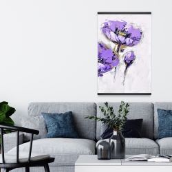 Magnétique 20 x 30 - Anémones mauves