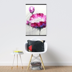 Magnétique 20 x 30 - Fleur sauvage fuchsia