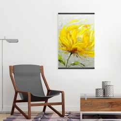 Magnetic 20 x 30 - Yellow fluffy flower