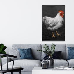 Magnétique 20 x 30 - Poule grise 2