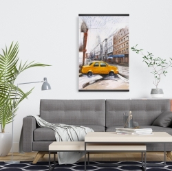 Magnetic 20 x 30 - Taxi in the street sketch