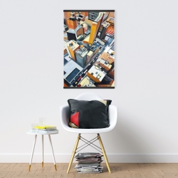 Magnetic 20 x 30 - High top view of buildings in new york