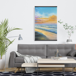 Magnétique 20 x 30 - Coucher de soleil tropical à couper le souffle
