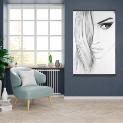 Magnétique 28 x 42 - Portrait noir et blanc