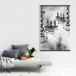 Magnetic 28 x 42 - Two crystal chandeliers