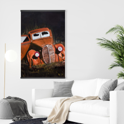Magnetic 28 x 42 - Humpy old car by night
