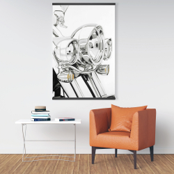Magnétique 28 x 42 - Lumière d'une moto