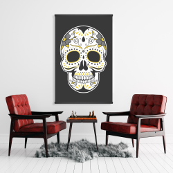 Magnetic 28 x 42 - Mexican sugar skull art