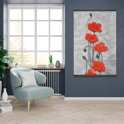 Magnetic 28 x 42 - Big red flowers