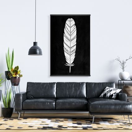 Plume à motif