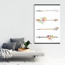 Magnetic 28 x 42 - Flèches et fleurs