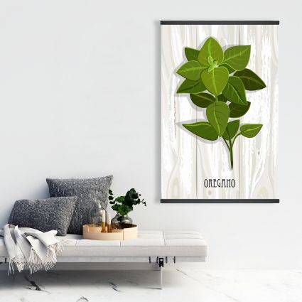 Oregano on wood