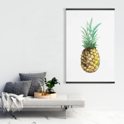 Magnétique 28 x 42 - Ananas à l'aquarelle