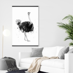Magnétique 28 x 42 - Fière autruche