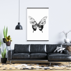 Magnétique 28 x 42 - Esquisse de papillon noir
