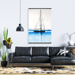 Magnetic 28 x 42 - Sailboat on a calm water
