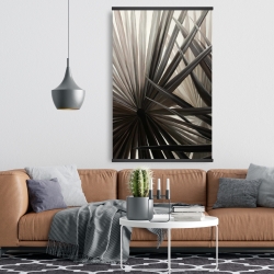 Magnetic 28 x 42 - Grayscale tropical plants