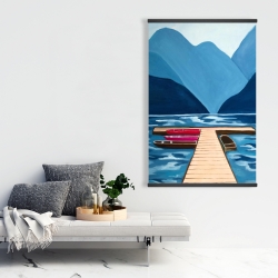 Magnetic 28 x 42 - Lake, quai & mountains