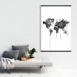 Magnetic 28 x 42 - Watercolor world map