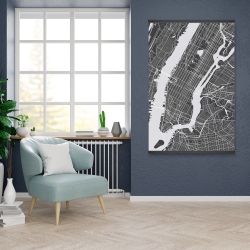 Magnétique 28 x 42 - Plan de la ville de new-york