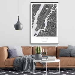 Magnetic 28 x 42 - New york graphic map
